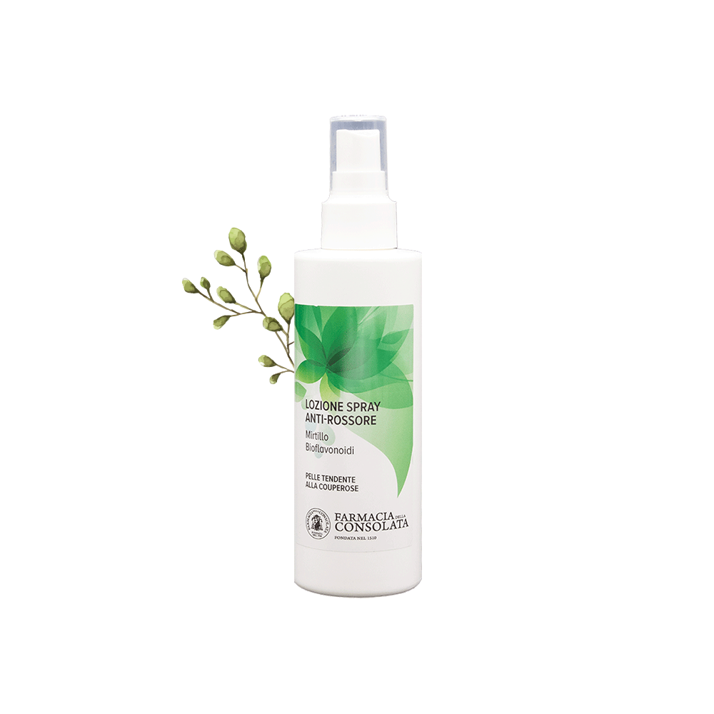 lozione spray antirossore